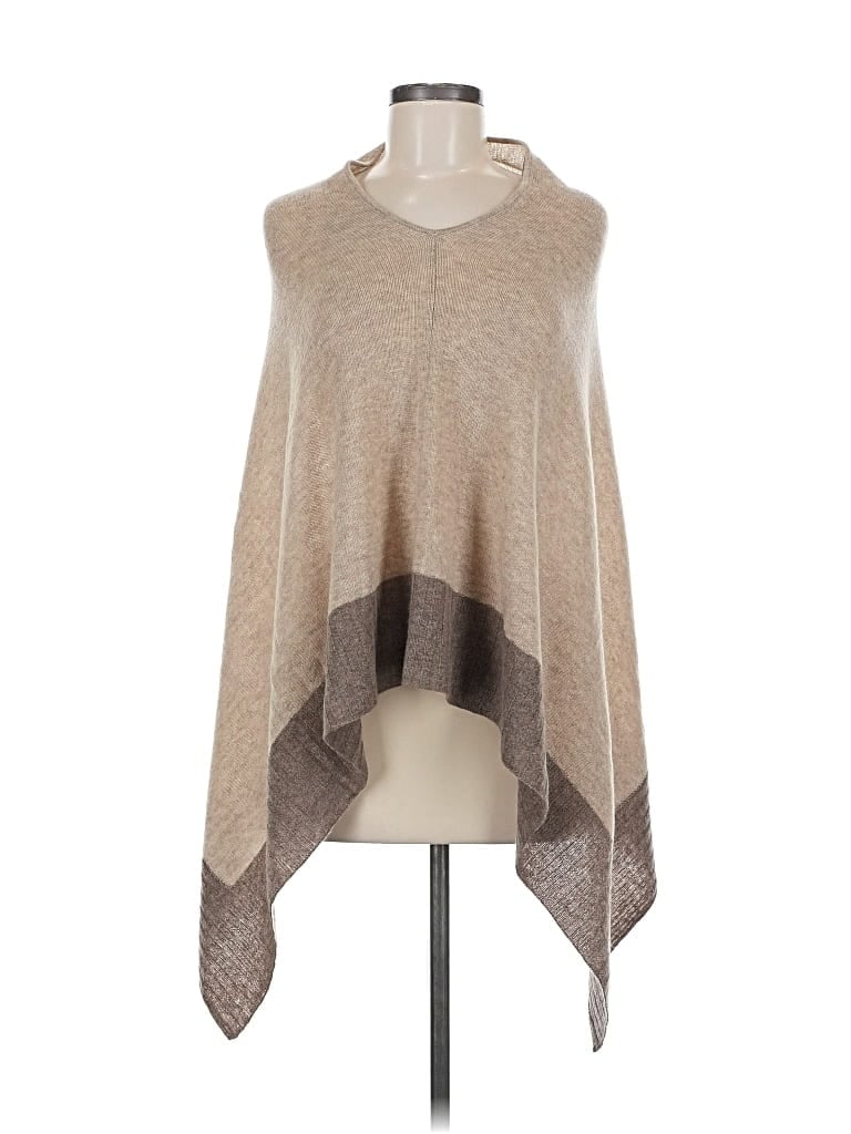 Pre-owned Celeste Poncho In Brown