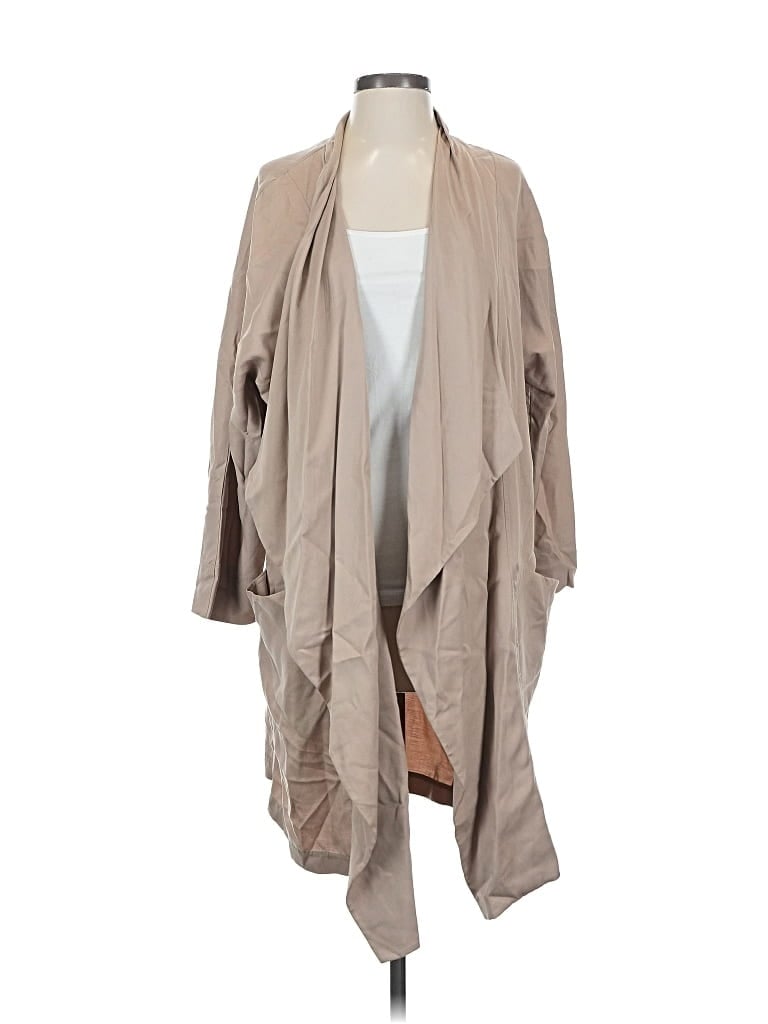 Pre-owned Zara Kimono In Brown