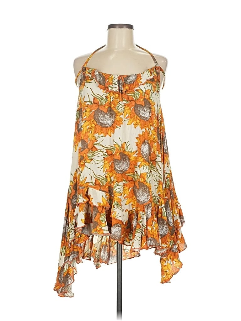 Pre-owned Molly Green Sleeveless Blouse In Orange