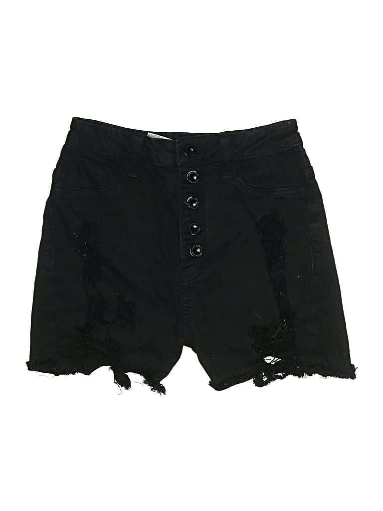 Pre-owned Assorted Brands Kids' Denim Shorts In Black