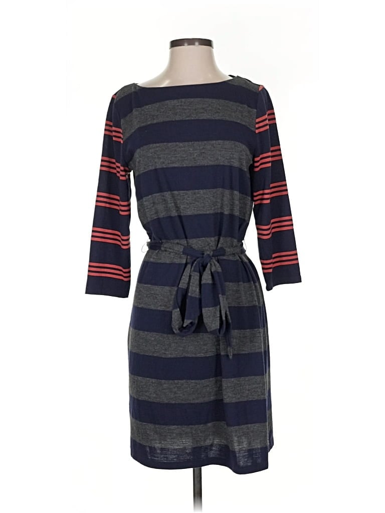 Pre-owned Ann Taylor Loft Outlet Casual Dress In Gray