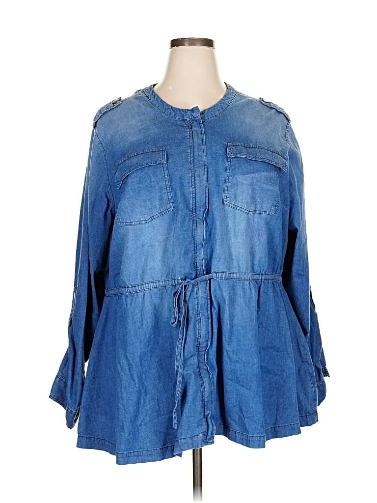 Pre-owned Torrid Denim Jacket In Blue