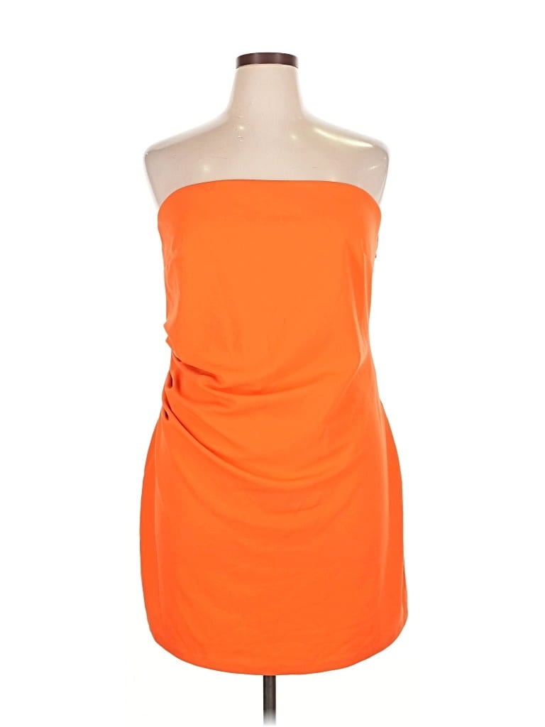 Pre-owned H&m Cocktail Dress In Orange