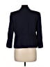 NIPON BOUTIQUE Chevron-herringbone Blue Blazer Size 10 - photo 2
