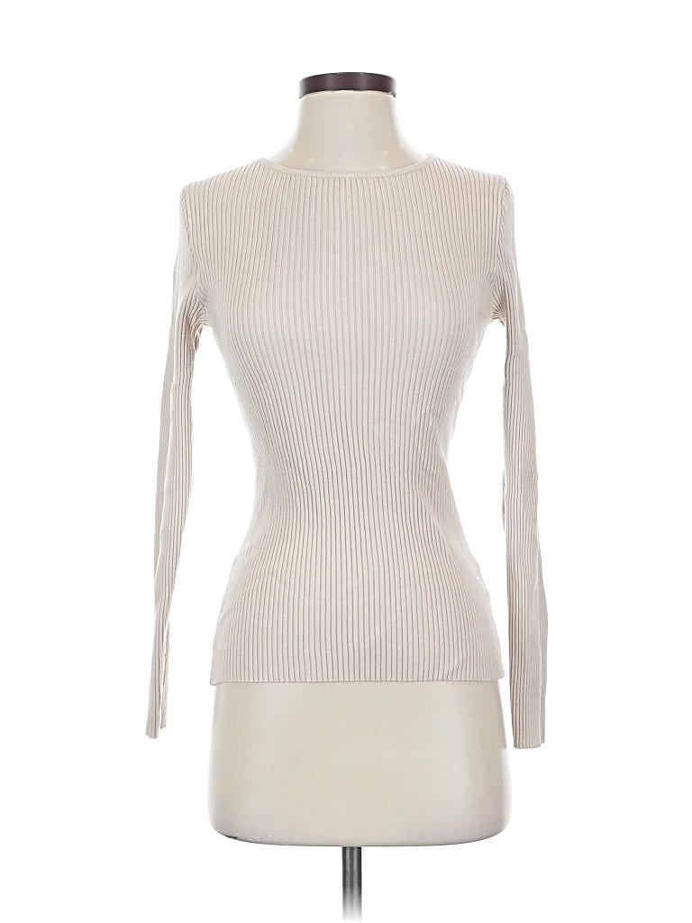 Pre-owned Zesica Long Sleeve T-shirt In White