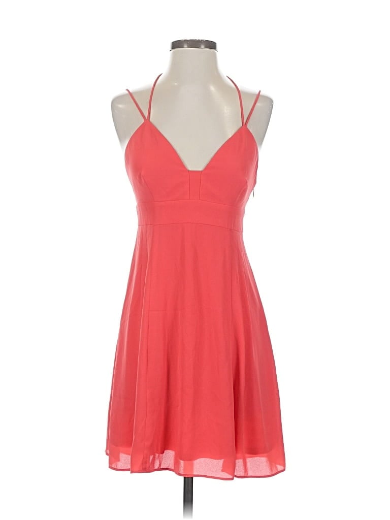 Pre-owned Express Cocktail Dress In Orange