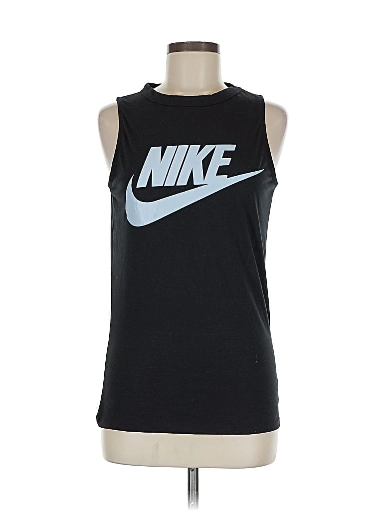 Pre-owned Nike Sleeveless T-shirt In Black