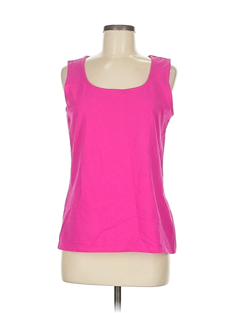 Pre-owned Coldwater Creek Tank Top Pink Strapless Neckline Tops