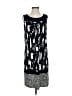 Dana Buchman Graphic Black Casual Dress Size S - photo 1