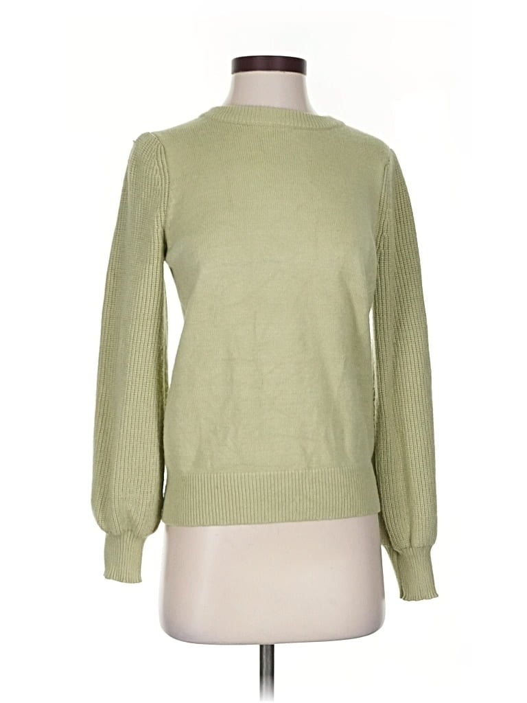 Pre-owned Lush Pullover Sweater In Green
