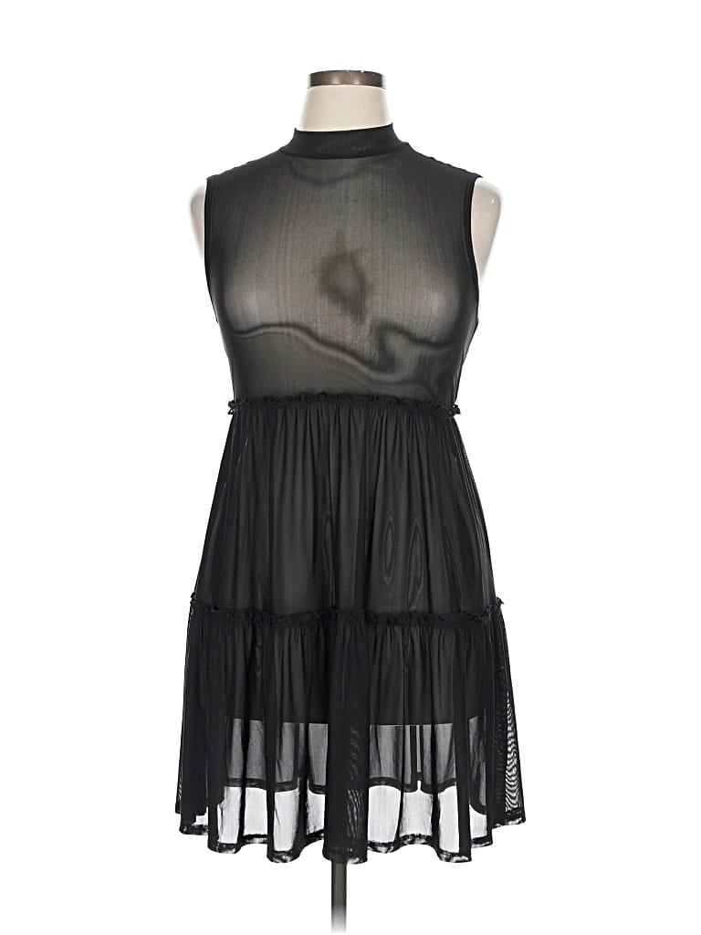 Pre-owned Live To Be Spoiled Cocktail Dress In Black