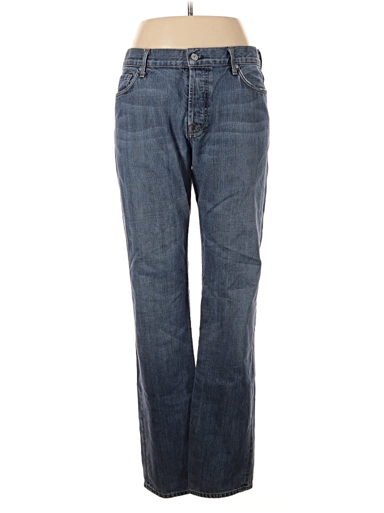Pre-owned 7 For All Mankind Jeans In Blue