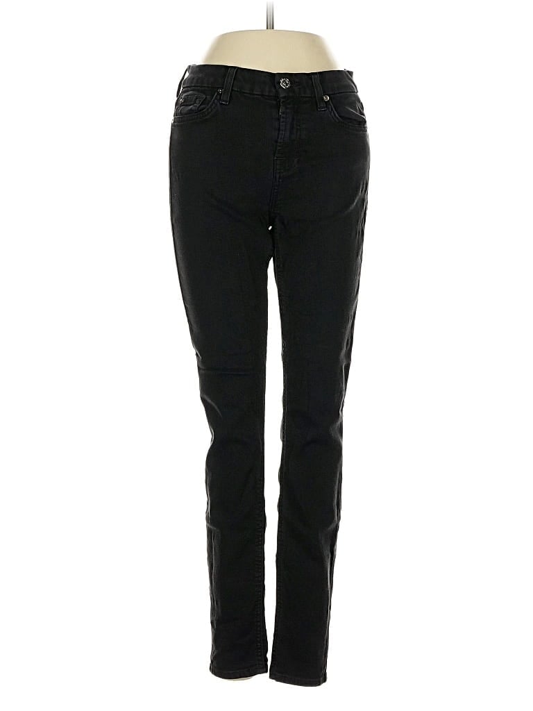 Pre-owned 7 For All Mankind Jeans In Black
