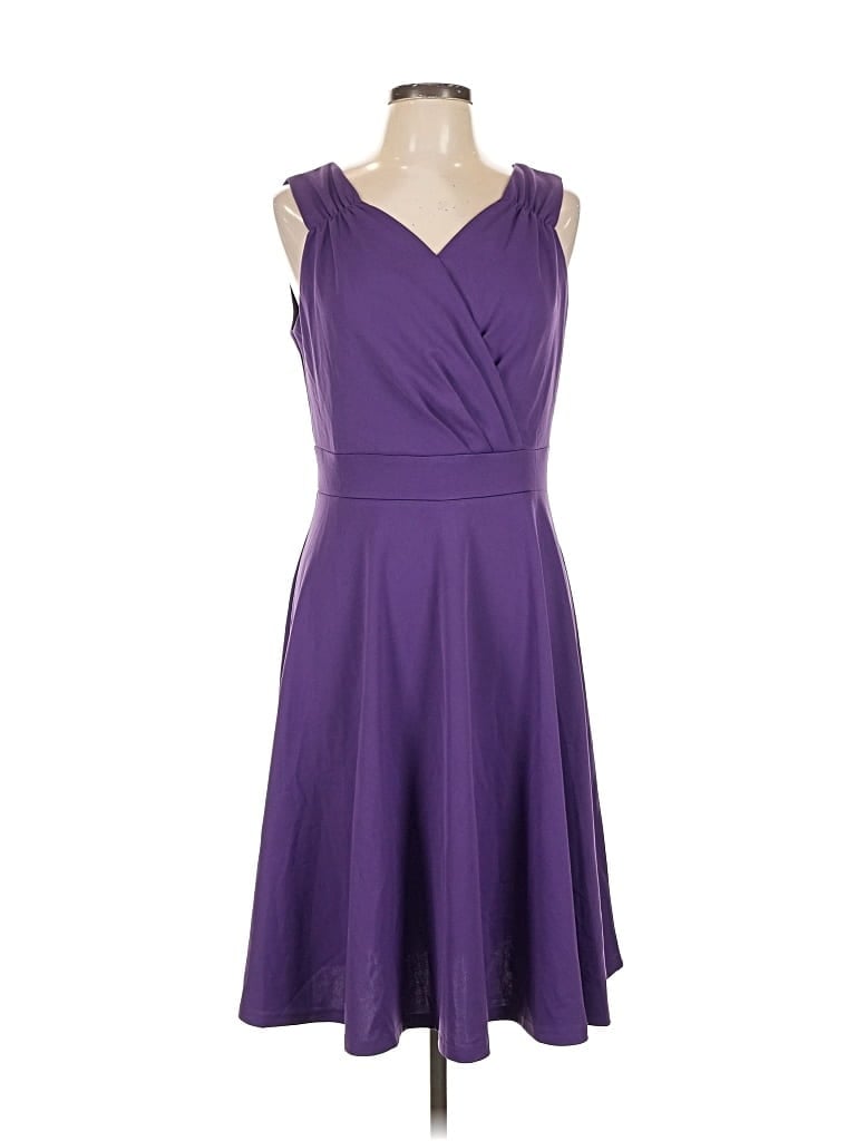 Pre-owned Grace Karin Cocktail Dress In Purple