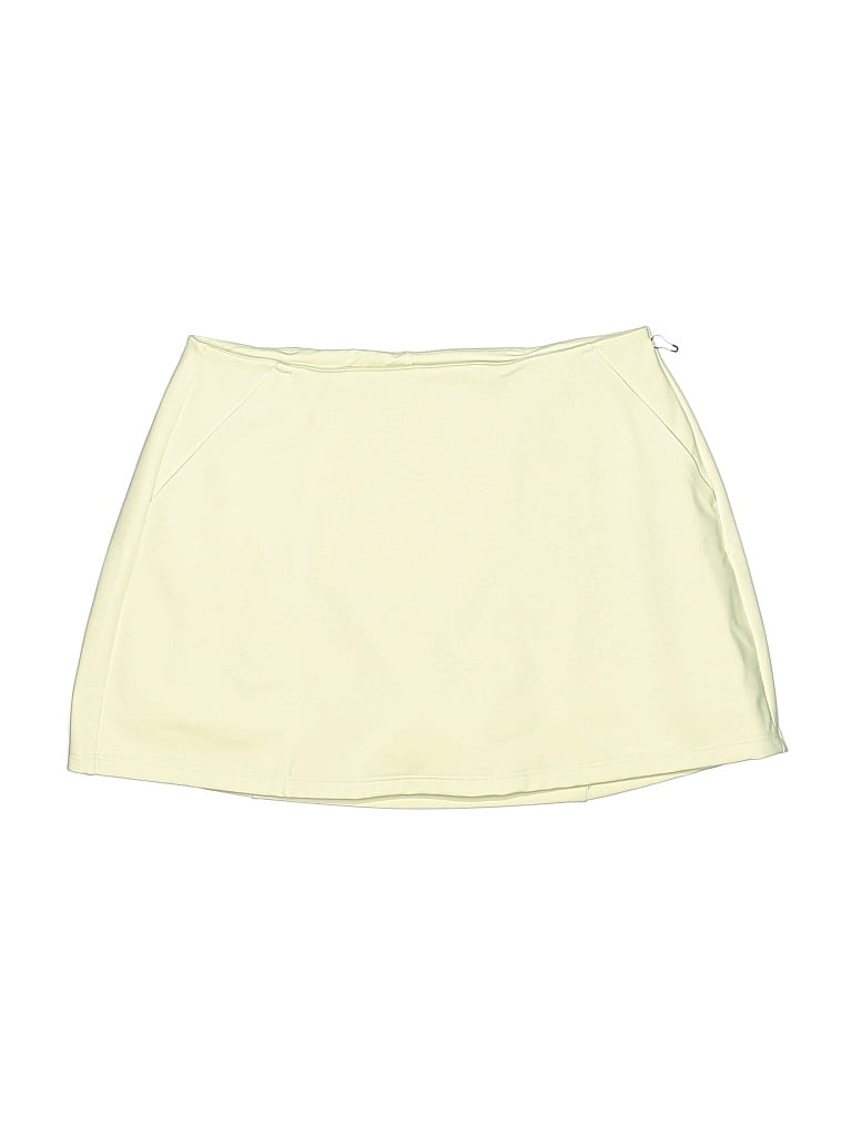 Pre-owned Girlfriend Collective Active Skort In Yellow