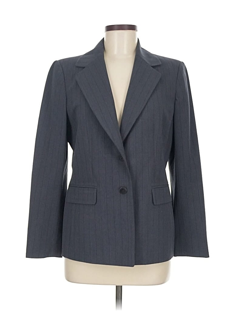 Pre-owned Kasper Blazer Jacket In Gray
