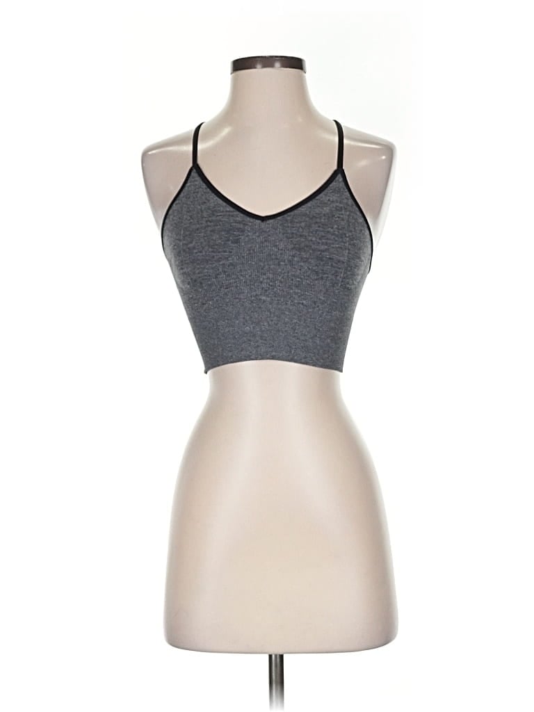 Pre-owned Ivy Park Tank Top Gray Halter Neckline Tops