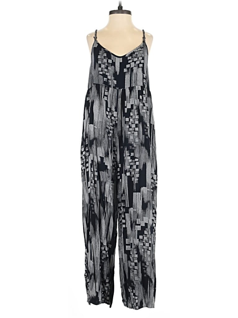 Pre-owned Assorted Brands Jumpsuit In Gray