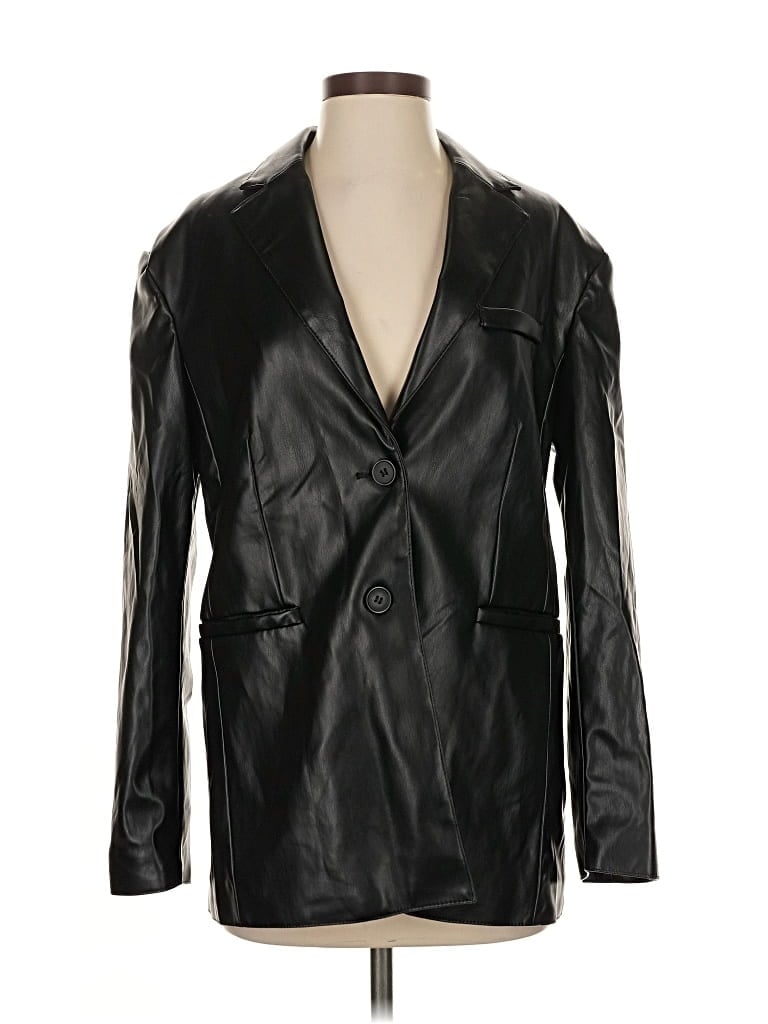 Pre-owned Divided By H&m Blazer Jacket In Black