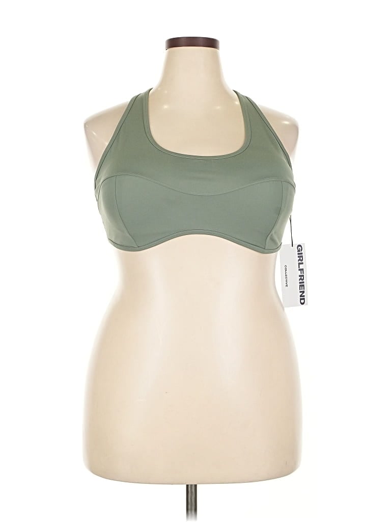 Girlfriend Collective Sports Bra In Green