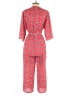 19 Cooper 100% Polyester Hearts Red Jumpsuit Size XS - photo 2