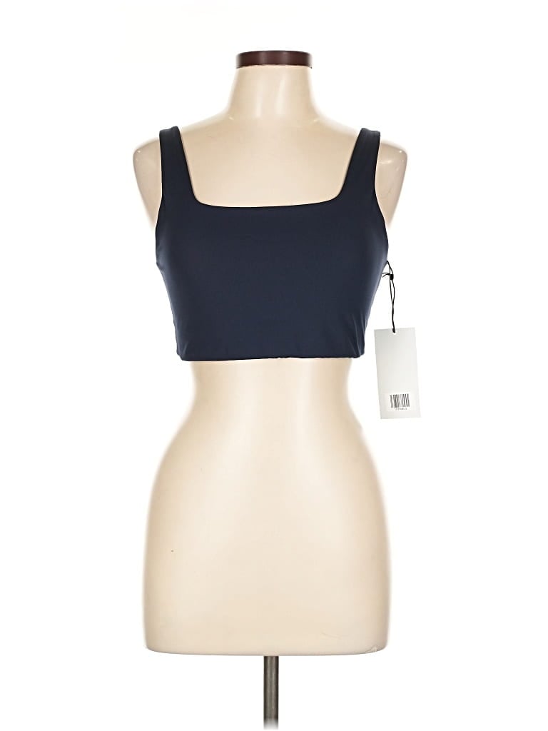 Pre-owned Girlfriend Collective Sports Bra In Blue