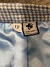 Busy Bees Houndstooth Blue Casual Pants Size 12 - photo 3