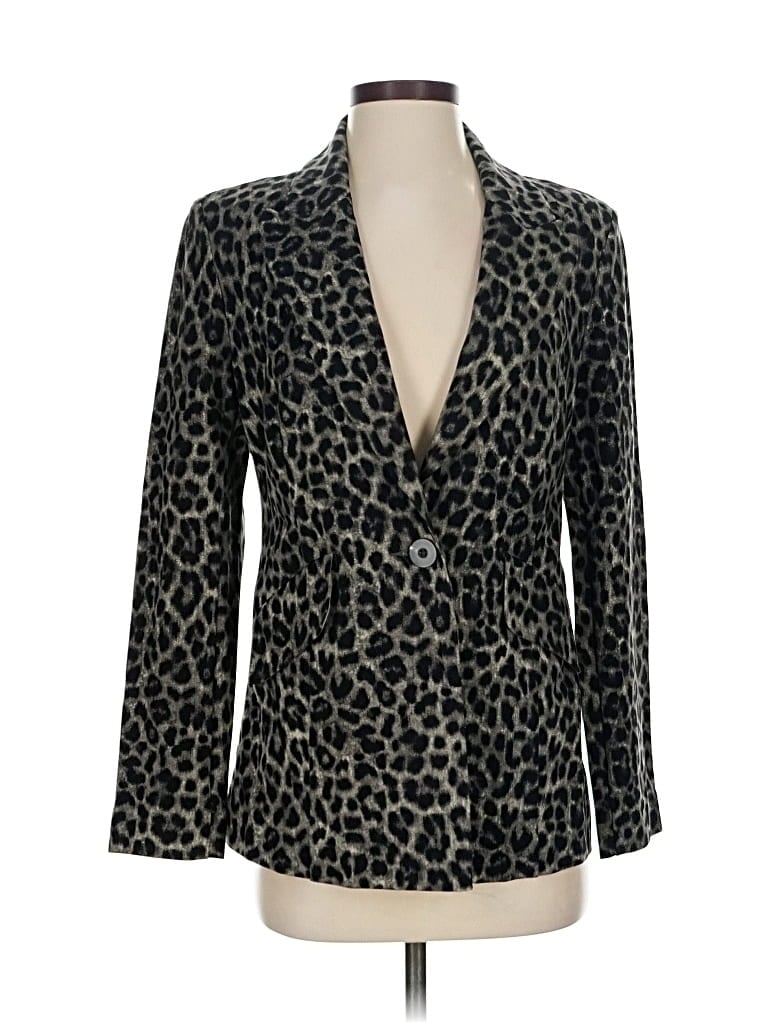 Pre-owned Cabi Blazer Jacket In Gray