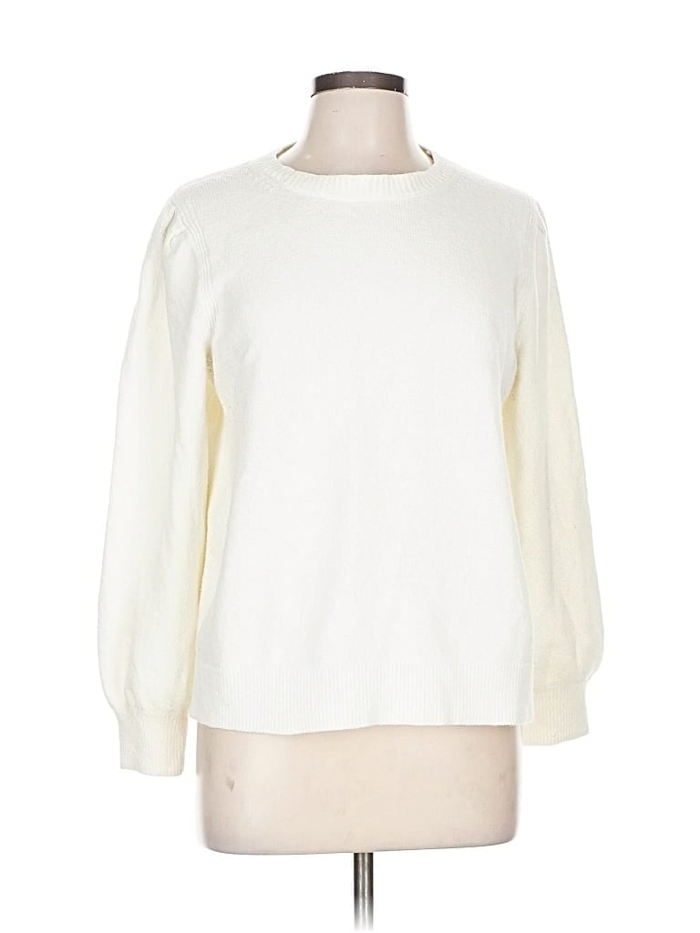 Pre-owned Amazon Essentials Pullover Sweater In White
