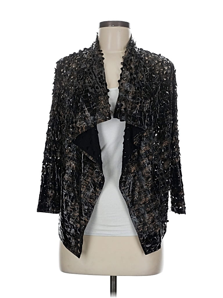 Pre-owned Alberto Makali Cardigan Sweater In Black