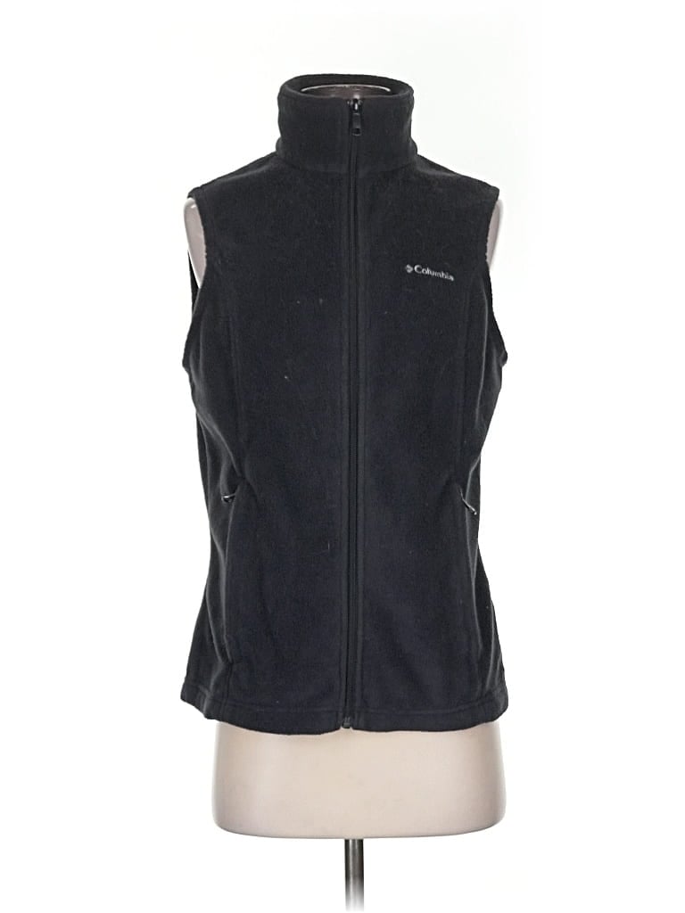 Pre-owned Columbia Vest In Black