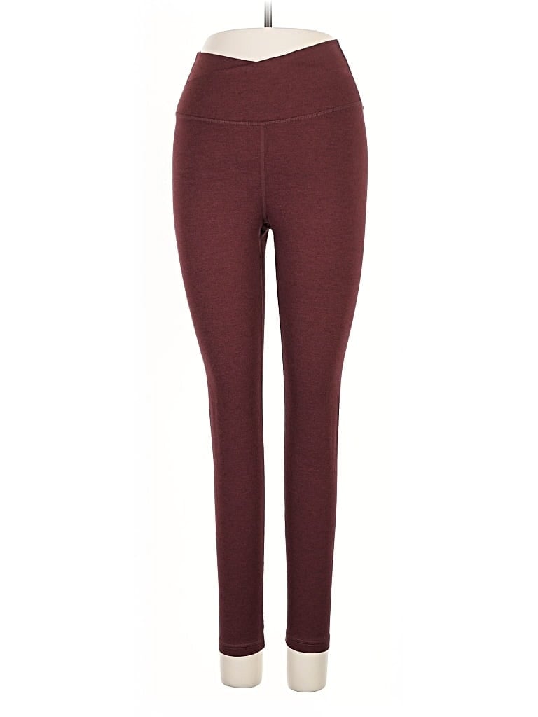 Pre-owned Old Navy Active Pants In Burgundy