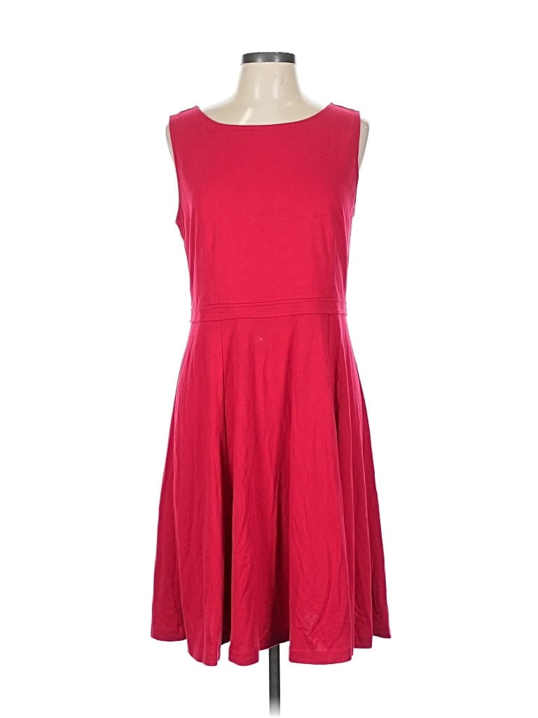 Pre-owned Ann Taylor Loft Outlet Casual Dress In Red