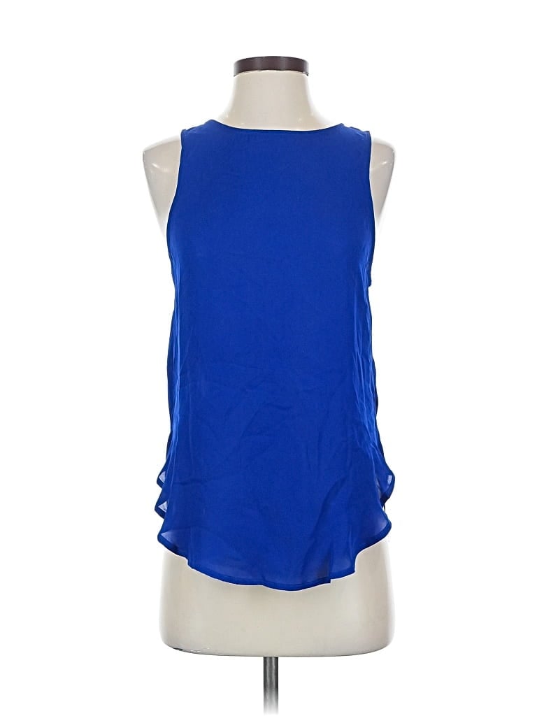 Pre-owned Haute Hippie Sleeveless T-shirt In Blue