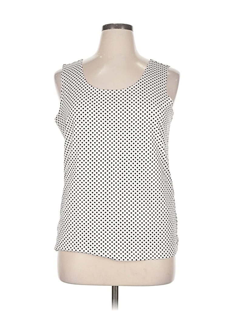 Pre-owned Chico's Tank Top White Square Neckline Tops