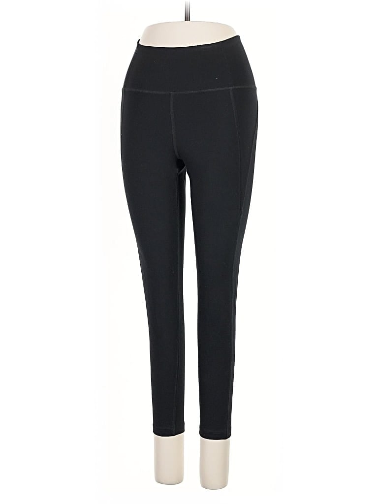 Pre-owned Girlfriend Collective Active Pants In Black