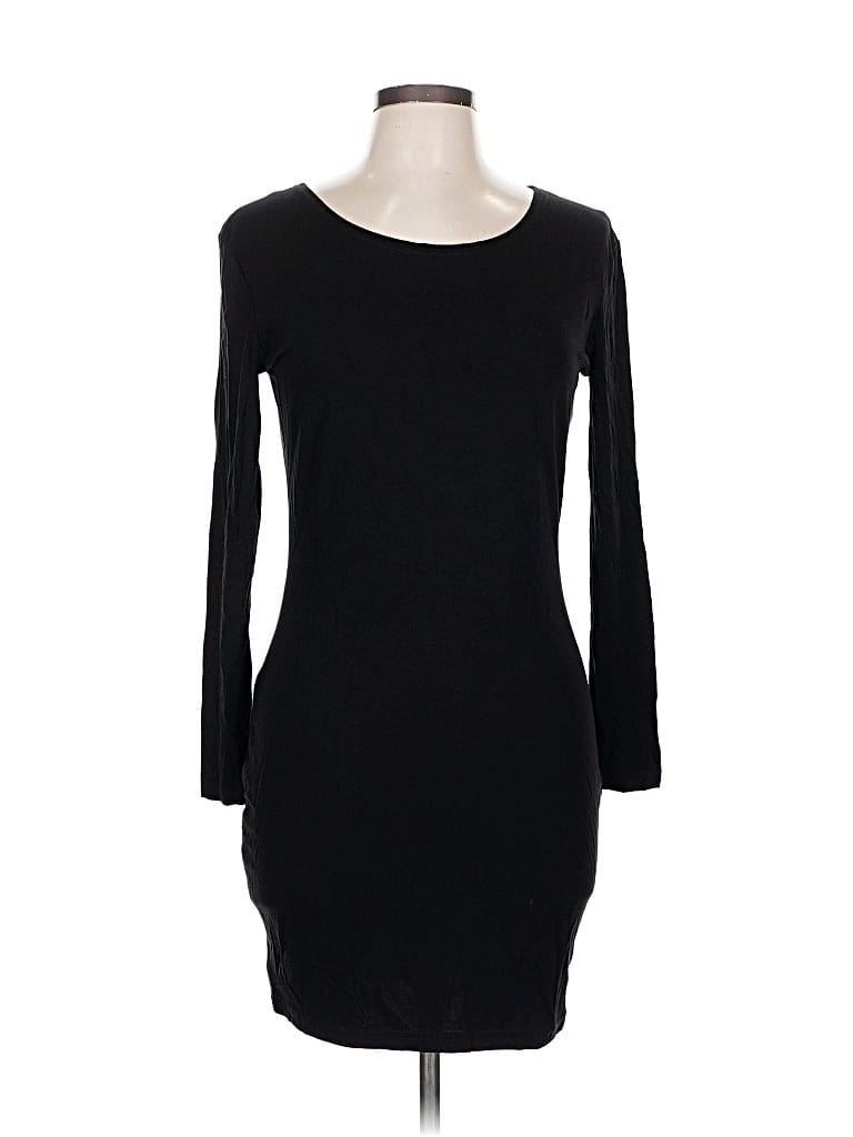 Pre-owned Piko Casual Dress In Black