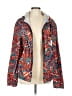 Canali 100% Polyester Paisley Red Jacket Size L - photo 1