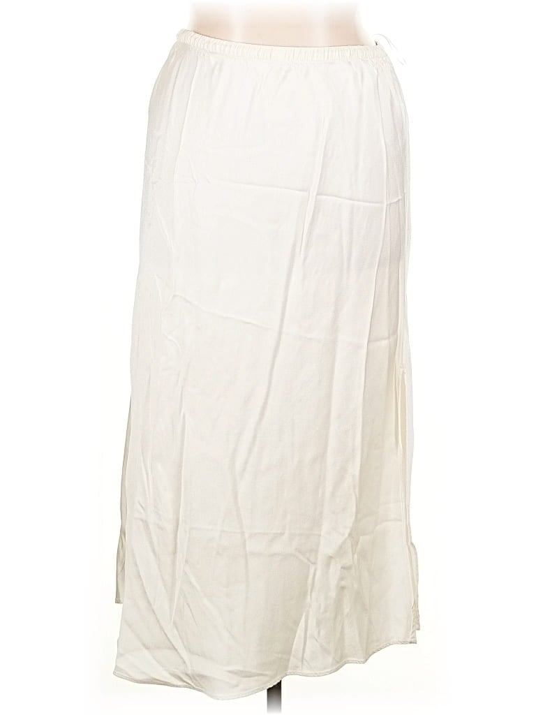 Pre-owned J.crew Collection Casual Skirt In White