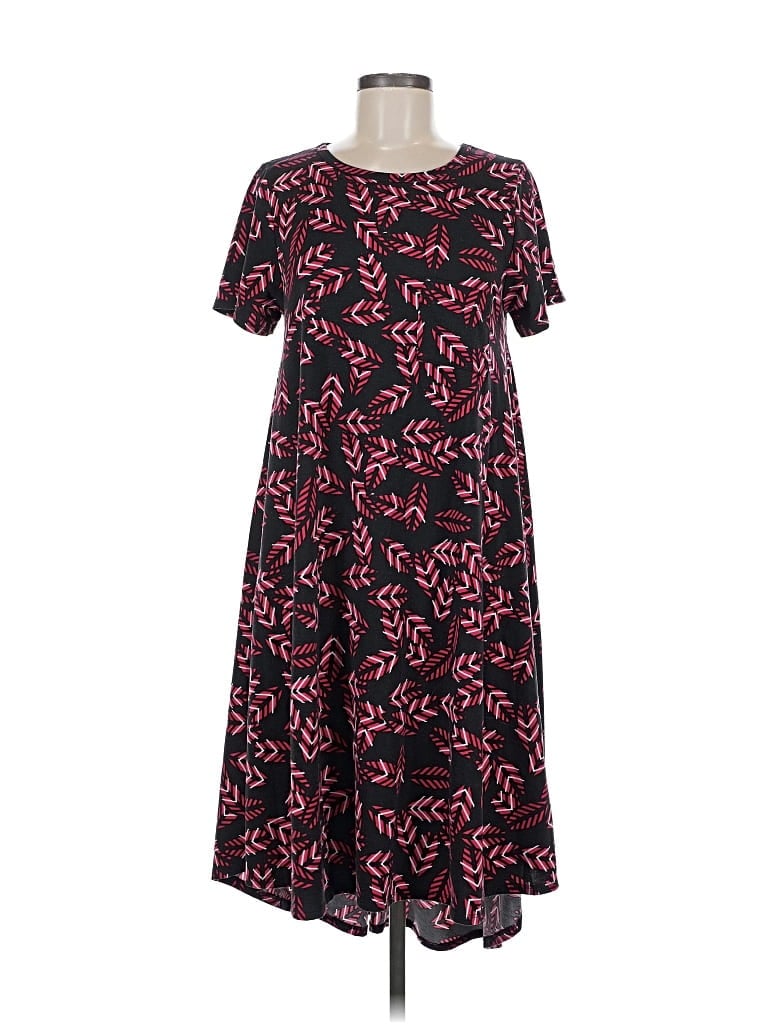 Pre-owned Lularoe Casual Dress In Black