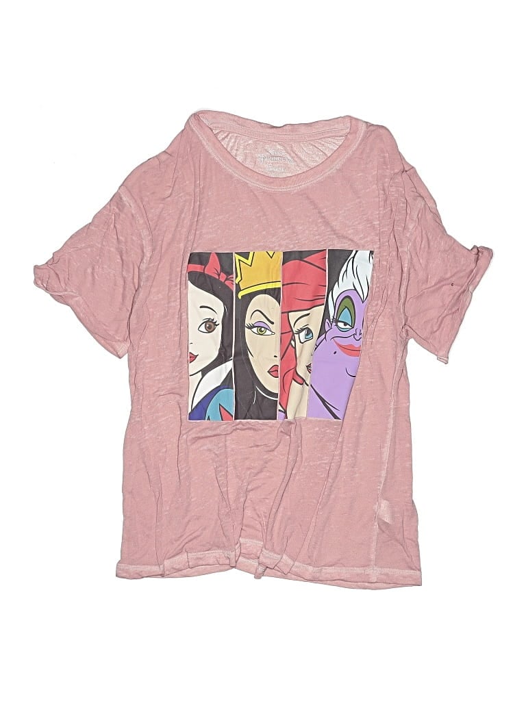 Pre-owned Disney Princess Kids' Short Sleeve T-shirt In Pink