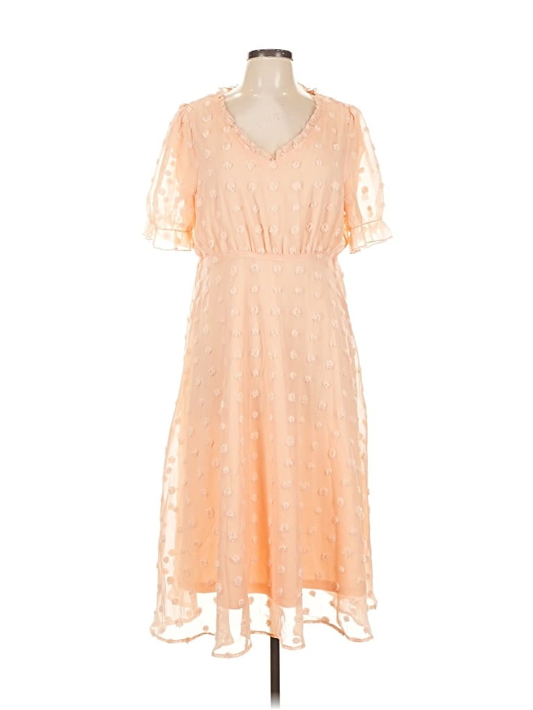Pre-owned Polagram Cocktail Dress In Orange