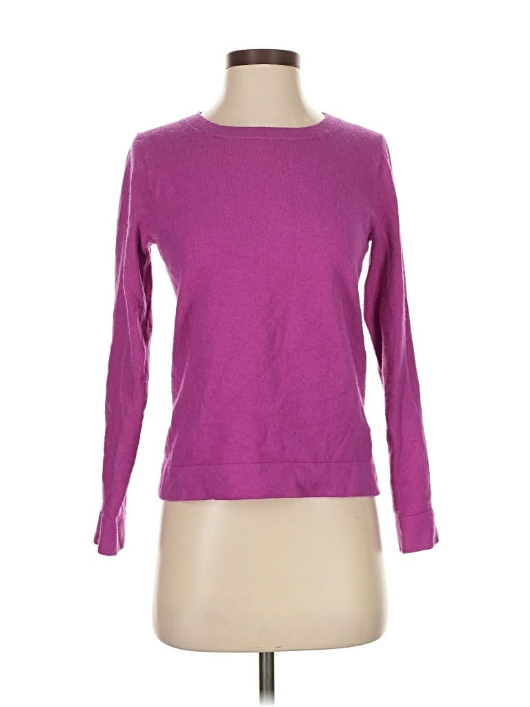 Pre-owned J.crew Factory Store Pullover Sweater In Purple