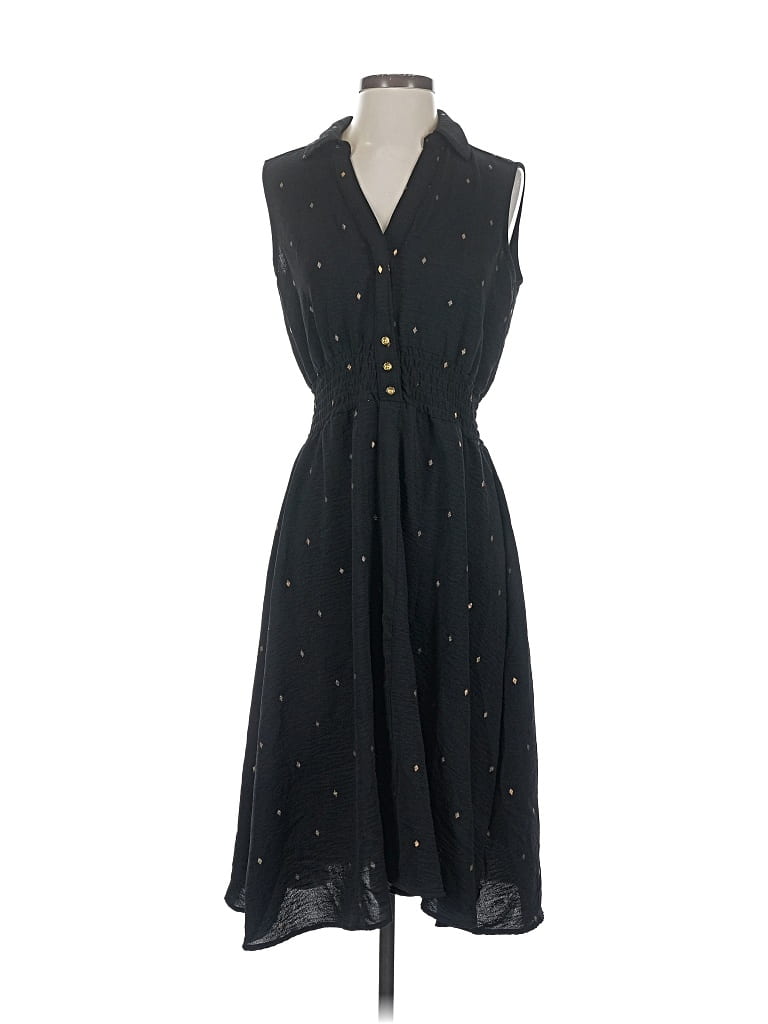 Pre-owned Alex & Parker Casual Dress In Black