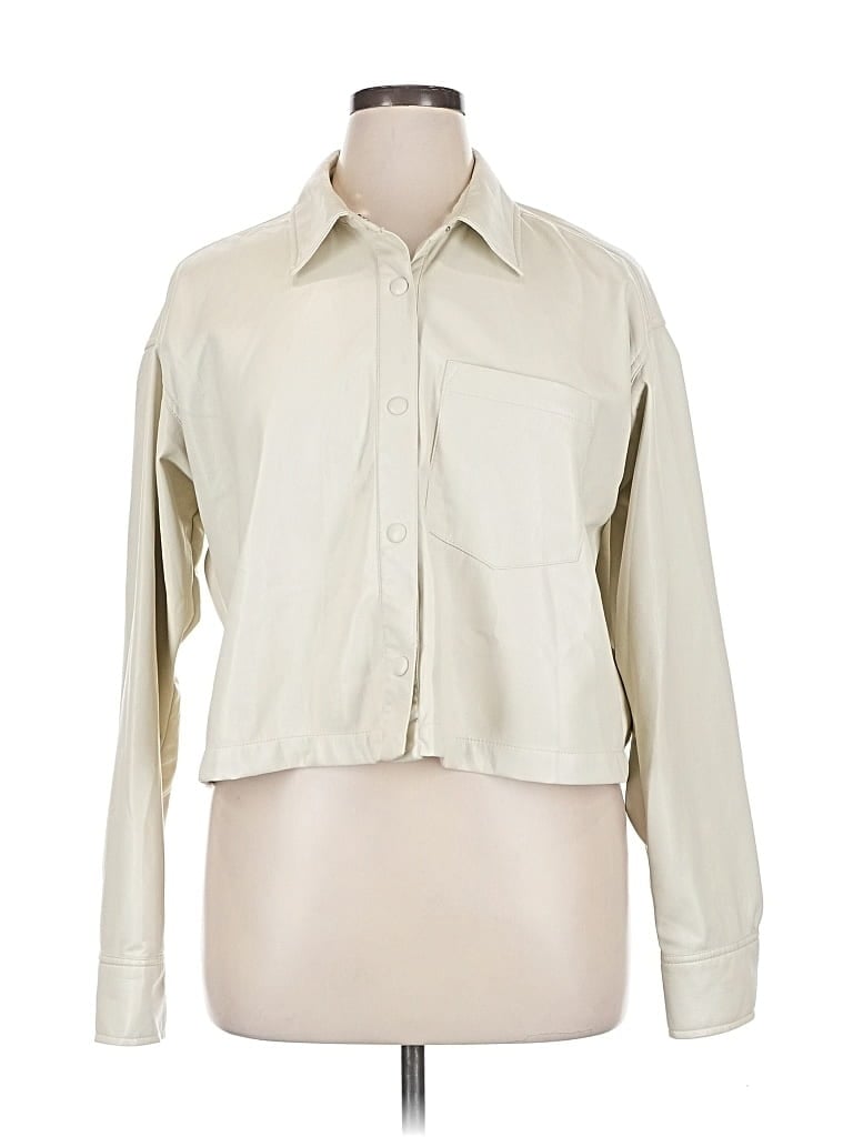 Pre-owned Good American Jacket In White