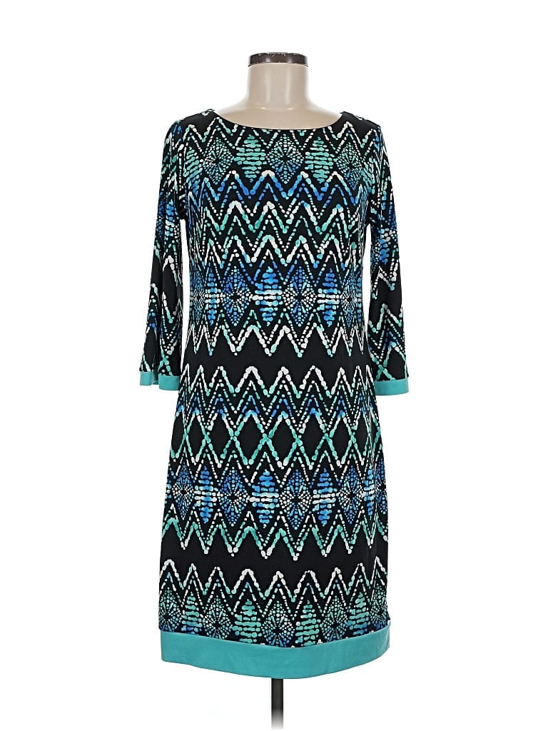 Pre-owned Donna Ricco Casual Dress In Blue