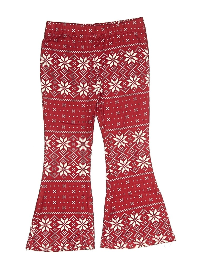 Pre-owned Btween Kids' Casual Pants In Red