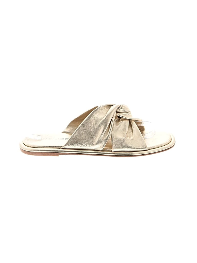 Pre-owned J/slides Sandals In Gold