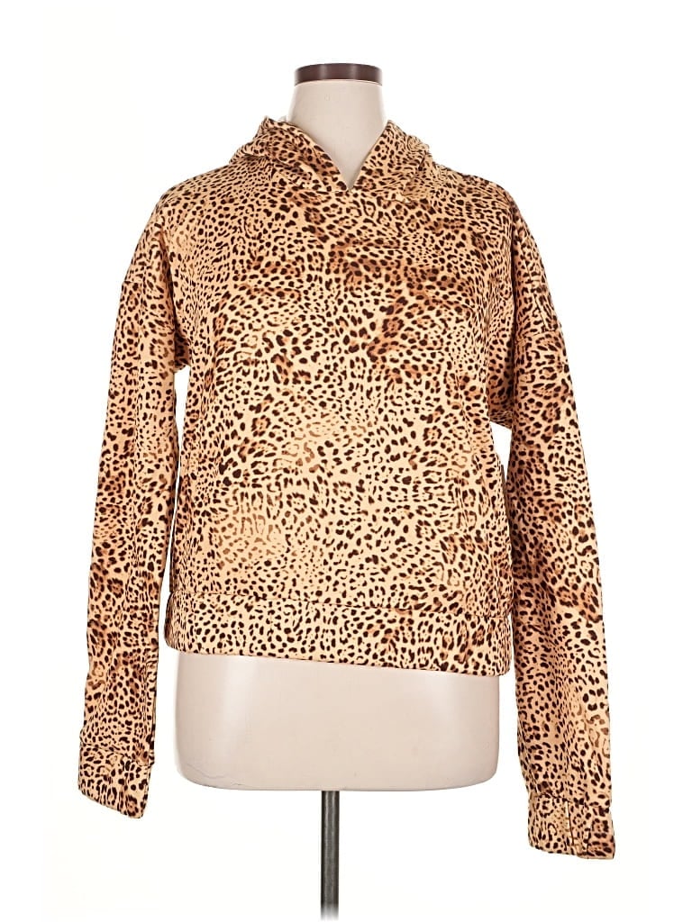 Pre-owned Just Fab Pullover Sweater In Brown