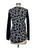 Rebecca Taylor Animal Print Gray Pullover Sweater Size M - photo 2